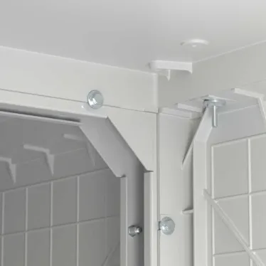 Комплект объединения шкафов Conchiglia, задняя стенка-задняя стенка, В-1390 мм, Ш-685 мм ДКС