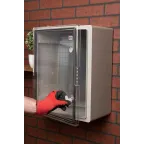 Бокс пластиковый с монтажной платой прозр. дверь 500х400х240 мм IP65 PROxima