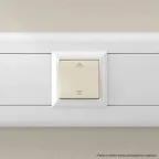 Avanti Переключатель ''Ванильная дымка'', 16A, 2 модульный