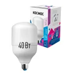 Лампа светодиодная LED 40Вт 220В Е27 D100х168 6500К дневной 3800 лм