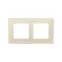Рамка 2 поста слоновая кость/тростниковый сахар 82 Detail