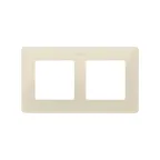 Рамка 2 поста слоновая кость/тростниковый сахар 82 Detail