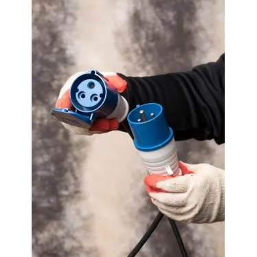 Розетка кабельная 32А 2Р+Е IP44 переносная 220В