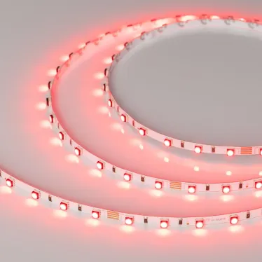 Лента LED MINI-F60-5мм 24V RGB (6 W/m, IP20, 3535, 5м) (ARL, узкая)