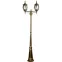 Светильник НТУ-2х100w столб-2.29м Е27 IP44 черное золото