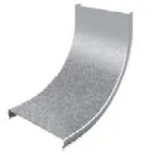Крышка угла внутреннего плавного 90 град. к лотку 50, толщина 0,7 мм, Сендзимир цинк