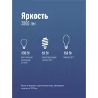 Лампа светодиодная LED 40Вт 220В Е27 D100х168 6500К дневной 3800 лм