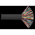Витая пара U/UTP кат 5E 25х2х24AWG solid LDPE 305мчерный