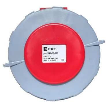Розетка переносная 2342 3Р+РЕ 63А 380В IP67 PROxima