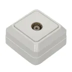 Рим Розетка телевизионная TV 75Ом 5-862МГц белая