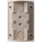 ЭТЮД Розетка угловая двойная открытой установки с заземлением со шт. 16А 250B,кремовый