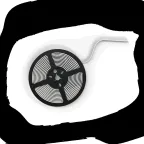 Лента светодиодная LED 2835/60-SMD 4.8 Вт/м 210 лм/м 6500К DC 12В IP20 8мм (блистер 5м) Black Gauss