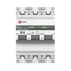 Автоматический выключатель 3P 6А (В) 4,5kA ВА 47-63 EKF PROxima
