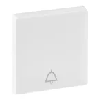 Valena LIFE Лицевая панель для кнопочного выключателя символ Звонок белая