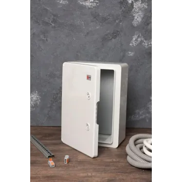 Бокс пластиковый с монтажной платой 350х250х150 мм IP65 PROxima
