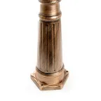 Светильник НТУ-2х60w столб-2м.Е27,IP44,чер.зол. Feron