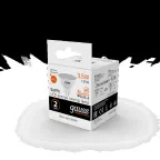 Лампа светодиодная LED 3.5 Вт 290 лм 3000К софит MR16 теплый GU5.3 AC 220В Elementary Gauss
