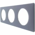 Рамка, трехпостовая, фиолетовая перкаль