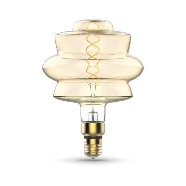 Лампа светодиодная Led Vintage Filament Flexible BD180 8W 560lm E27 180*250mm Golden 2400K 1/4 | 161802008 | Gauss
