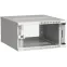 Шкаф LINEA WE 6U 600x650мм дверь стекло серый