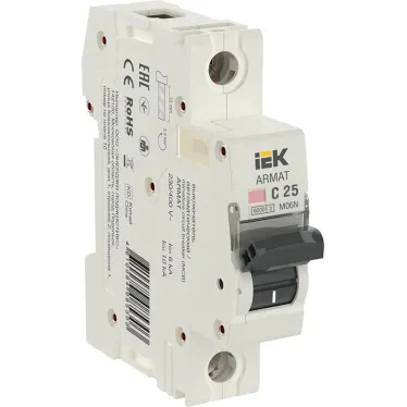 ARMAT Выключатель автоматический однополюсный C 25А M06N