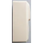 ЭТЮД блок открытой установки Розетка с зазем. со шторками + Выключатель 2-клавиш., бежевый