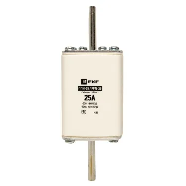 Вставка плавкая ППН-35 250/25А габарит 1