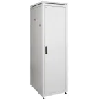 Шкаф сетевой 19дюйм LINEA N 18U 600х600 мм металлическая передняя дверь серый