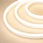 Лента герметичная MOONLIGHT-SIDE-A140-12x24mm 24V Warm3000 (9.6 W/m, IP68, 5m, wire x2) (Arlight, Вывод прямой, 3 года)