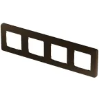 Рамка 4 поста INSPIRIA бронза