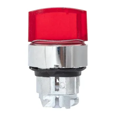 Механизм переключателя исполнительный ХB4 красный на 3 положения возвратный без фиксации с подсветкой с короткой ручкой PROxima