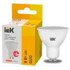 Лампа LED ALFA PAR16 софит 8Вт 230В 3000К GU10 (6шт)IEK