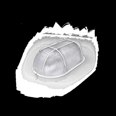 Светильник ЖКХ под лампу 1хE27 AC 220В IP54 овал 105х85х212мм с решеткой max 60Вт НБП Gauss