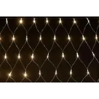 LIGHTING Гирлянда сеть 1,5х1,5м 160 светодиодов теплый белый свет IP20 прозрачный шнур 3м 230В контроллер 8 сцен IEK