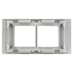 Рамка+суппорт на 4 модуля (2 поста) C-Line