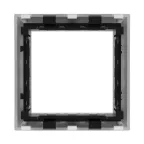 Avanti Рамка-суппорт для In-liner Front серебристый металлик 2модуля