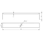 Скоба для светильника SML-AC-BKT для светильников SML для реечных потолков