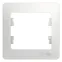 GLOSSA Рамка 1 пост белая