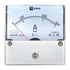 Амперметр AM-A801 аналоговый на панель 80х80 (круглый вырез) 300А трансформаторное подключение