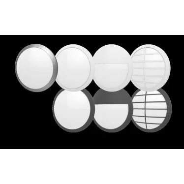 Cветильник светодиодный для ЖКХ NERO FLEX IP65 300*85 мм 15Вт 4000К белый с рамкой половинка | V1-U0-00821-21F02-6501540 | VARTON