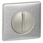 Celiane Лицевая панель выключателя/переключателя однополюсного 067001/02/31/32 с тонкой клавишей титан