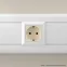Avanti Розетка ''Ванильная дымка'', 2P+E, с защитными шторками, 2 модульная