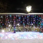 Гирлянда "Светодиодный Дождь" 2х1,5м, прозрачный провод, 230 В, диоды RGB, 300 LED свеч.с динамикой при приобр.контрол.245-907 | 245-309 | NEON-NIGHT