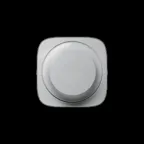 Valena ALLURE Лицевая панель для светорегулятора с поворотной ручкой Алюминий