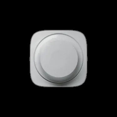 Valena ALLURE Лицевая панель для светорегулятора с поворотной ручкой Алюминий