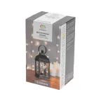 Декоративный фонарь с лампочкой, бронзовый корпус, размер 10.5х10.5х22,5 см, цвет ТЕПЛЫЙ БЕЛЫЙ | 513-053 | NEON-NIGHT