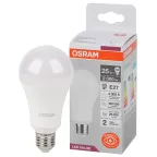 Лампа светодиодная LED Value Грушевидная 25Вт (замена 200Вт), 2000Лм, 4000К, цоколь E27 OSRAM
