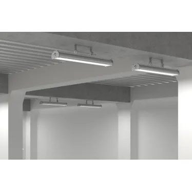 Cветильник cветодиодный промышленный ДСП Айрон 2.0 28 Вт 5000К 906*109*66мм класс защиты IP67 с рас. опал | V1-I0-70157-03G02-6702850 | VARTON