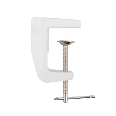 Лампа настольная бестеневая на струбцине ECO light, 324 SMD LED с диммером, теплый/холодный цвет свечения, белая | 31-0410 | Rexant