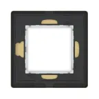 Рамка из натурального дерева, ''Avanti'', беленый дуб, 2 модуля